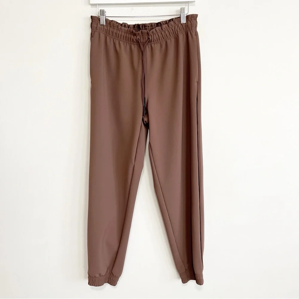 BOGO! Athleta Metropolis Jogger Satin Trim Mineral Brown Size 2
